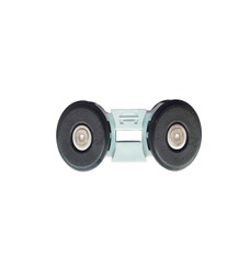 A hanger suitable for use with the P C Henderson Husky 120 Pro door hardware system.