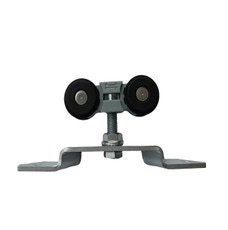 A hanger suitable for use with the P C Henderson Husky 120 Pro door hardware system.