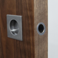 53/ Square Sliding Door Handle Set