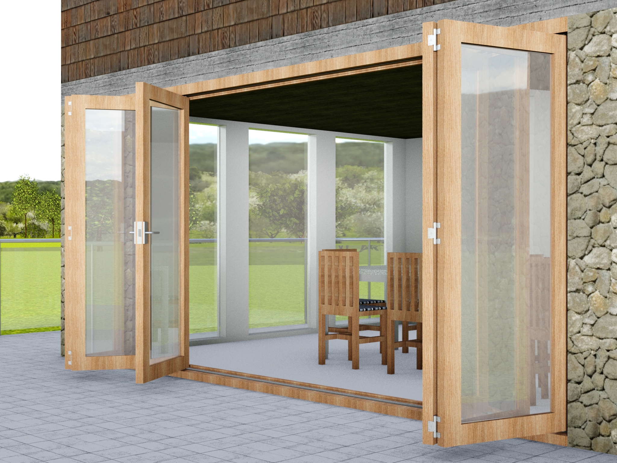 Top Hung vs Bottom Rolling Bifold Doors: Things to Consider