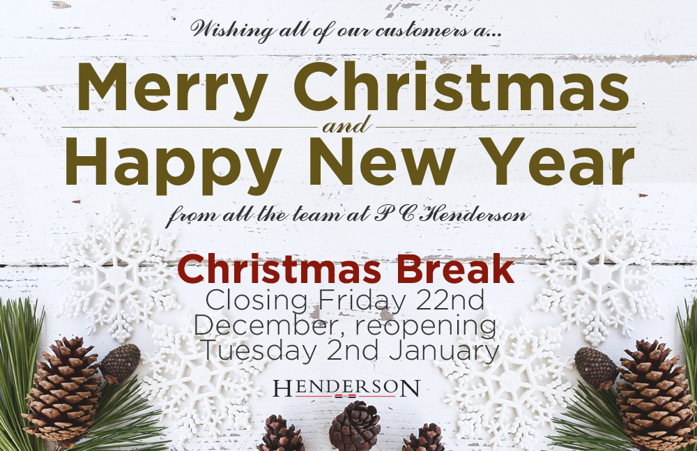 Christmas Opening Times
