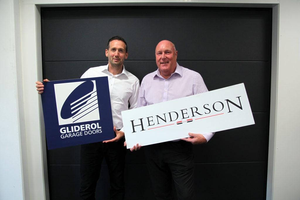 P C Henderson Partners up with Gliderol to Relaunch Exclusive Range of Sectional Garage Doors